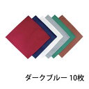 EBM カトラリーケース用ナプキン 10枚入 ダークブルー 230×230