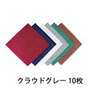 【送料無料】EBM カトラリーケース用ナプキン 10枚入 クラウドグレー 230×230 1