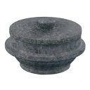 長水 遠赤 石焼釜 石蓋付 補強リング無 16cm
