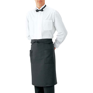 Sommelier Aprons - セブンユニフォーム エプロン ブラック CT2522-9
