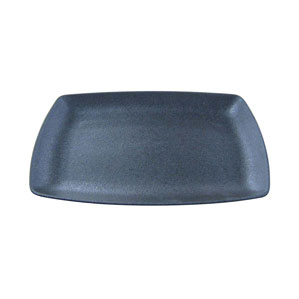 天目砂鉄 角皿 34cm