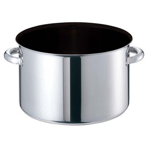 EBM モリブデンジIIプラス 半寸胴鍋 27cm 蓋無 ノンスティック