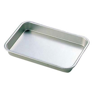 アルマイト 標準 角バット 4号 276×211×H34