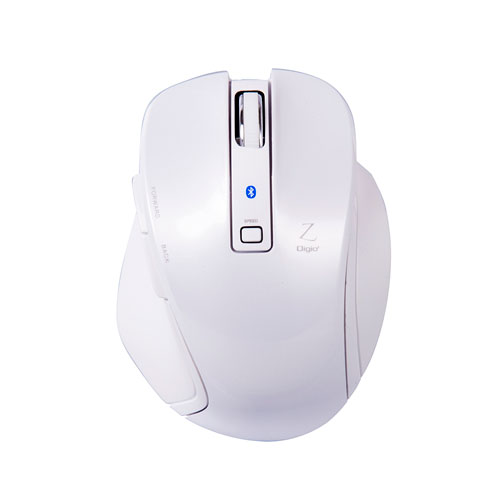 OHM 光学式マウス 快適スムーズ Mサイズ　シルバー・PC-SMO2-S