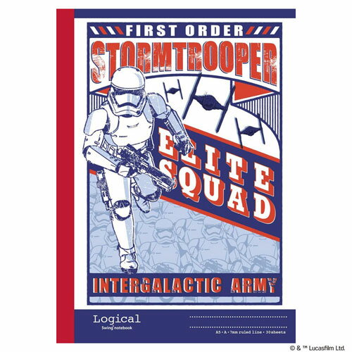 スイングロジカルノート A5 A罫 7mm 30枚 ノS-131A-1 ナカバヤシ LucasFilm