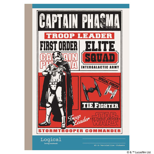 スイングロジカルノート A5 A罫 7mm 30枚 ノS-131A-4 ナカバヤシ LucasFilm