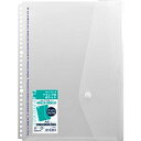 日本ノート バインダー付属品 A4フラップ付ポケット 透明 JHP05T
