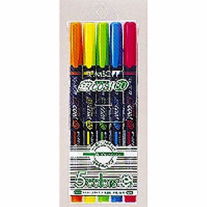 トンボ鉛筆 蛍光マーカー 蛍コート80 5色セット WA-SC5C