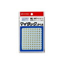 ニチバン マイタック カラーラベル 円型(細小) 金 ML-141-9