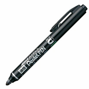 ぺんてる ノック式ハンディS Pentel Pen 黒 XNXS15-AP 2