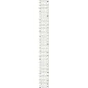 共栄プラスチック 方眼定規30cm スモーク AH-30-SU