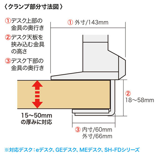 【送料無料】【メーカー直送】サンワサプライ 水平多関節液晶モニタアーム 上下2面 CR-LA1503BK