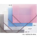 ビュートンジャパン フラットホルダー A4バンド付 クリヤー NFH-A4-C