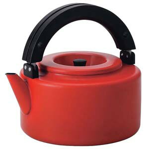 ホーロー フラットケットル FK-22 レッド