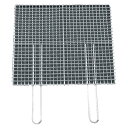 EBM ダブルハンドル 焼アミ クロームメッキ 65cm