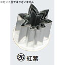 18-8 渕付抜型 紅葉 小