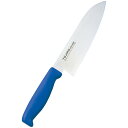 藤次郎 トウジロウ カラー庖丁 三徳 17cm 青 F-192BL 三徳包丁 包丁 万能包丁 魚調理 肉調理 キッチン 調理器具 柄 ブルー