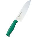 藤次郎 トウジロウ カラー庖丁 三徳 17cm 緑 F-242G 三徳包丁 包丁 万能包丁 魚調理 肉調理 キッチン 調理器具 柄 グリーン