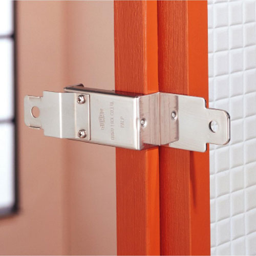 ガードロック 玄関ドア用 ぼー犯錠 保管プレート付き ブロンズ No.550H