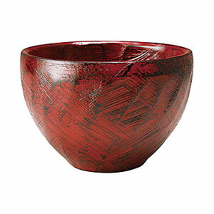 ヤマコー 大汁椀 楕円 根来 大 32342