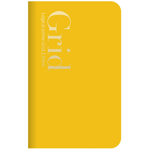 -------------------------------------------------------------- 画像はイメージです。 ※ PC環境により実際の色味や質感と異なって表示される場合がございます。 ※ 部品・パーツなどの一部の商品では本体の商品画像を使用しております。 ※ 製品の仕様・画像・パッケージは、メーカー側から予告なく変更される場合があります。 -------------------------------------------------------------- サラサラ書きやすいプライム用紙。集中しやすいグリーン本文印刷。2.5mm方眼ロジカルプライムノート。ロジカルプライムノート グリッド2.5 A6スリム/2.5mm方眼/120枚【ポイント】・360度折り返して省スペースで使えます。・背と角が丸く手に優しいラウンドシェイプ。・ソフトタッチPUレザーで丸めて使えます。・180度に開いたとき見開きが良く書きやすい。・サラサラで書きやすく、少し厚めで裏写りしにくいプライム用紙(日本製)使用。・フレキシブルな記入ができる5mmの半分サイズ2.5mmの方眼。・リラックスして集中しやすいグリーン本文印刷。サイズ：A6スリム/ヨコ90xタテ140x厚14mm本文：筆記用紙75g/m2・120枚表紙：ポリウレタンクロス無線綴製本本体重量：130g 【メーカー・ブランド】 ナカバヤシ / なかばやし / NAKABAYASHI 【#76】