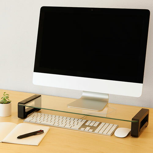 ナカバヤシ ガラスモニタースタンド PRK-G5822