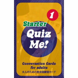 Paul's English Games Quiz Me! Conversation Cards for Adults - Starter, Pack 1 iLatest Editionj AGS1.1