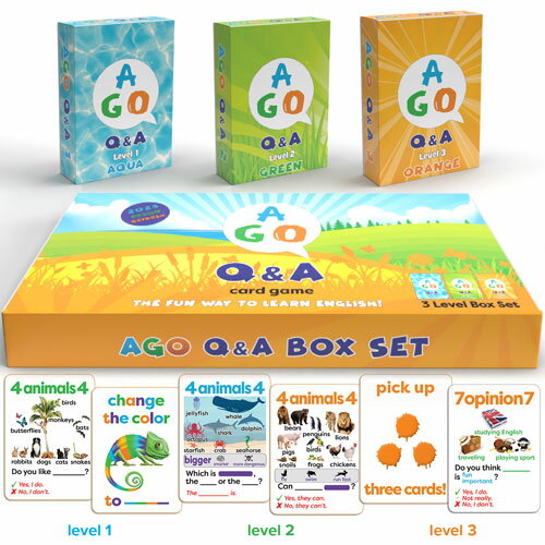 AGO AGO Q&A （2nd Edition）  Box Set （Level 1-3） plus FREE Classroom Poster