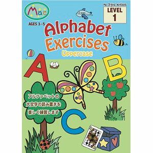 インタートランス Alphabet Exercises Uppercase アルファベット練習帳 大文字 （Level1） Mac-Original-WB01