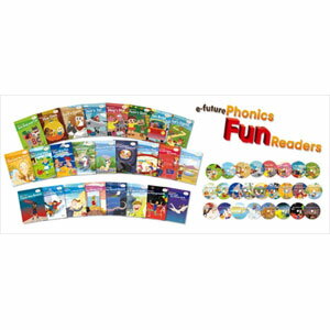 【送料無料】e-future Phonics Fun Readers Full Set （25 books with CD）