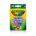 Crayola クレヨラ Washable Crayons 24 水でおとせるクレヨン 24色 526924 その1