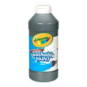 Crayola クレヨラ Washable Paint Black 水でおとせる絵の具 単色ボトル ブラック 54201651