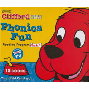 Scholastic JP Clifford Phonics Fun Pack 6 （12 Books + CD + Japanese Guide）