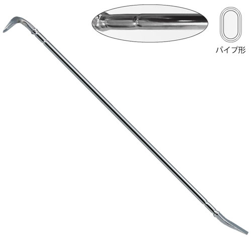 モトコマ MKK かるがるパワー平バール 600mm シルバー PB-600