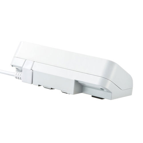 サンワサプライ マグネット付USB充電器 USB4ポート・ホワイト ACA-IP53W
