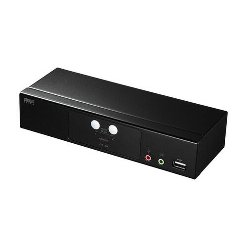 サンワサプライ HDMI対応パソコン自動切替器（2:1） SW-KVM2HHC