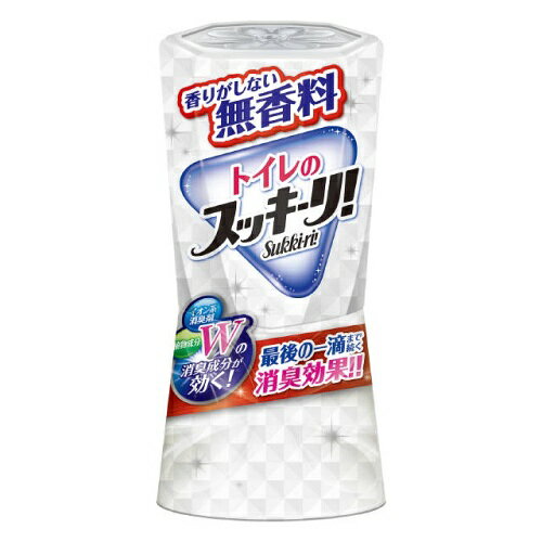 -------------------------------------------------------------- 画像はイメージです。 ※ PC環境により実際の色味や質感と異なって表示される場合がございます。 ※ 部品・パーツなどの一部の商品では本体の商品画像を使用しております。 ※ 製品の仕様・画像・パッケージは、メーカー側から予告なく変更される場合があります。 -------------------------------------------------------------- ■ 香りがしない無香料。香料を使用していない無職無臭タイプの消臭剤です。■ 最後の一滴まで続く消臭効果■ 消臭液を下から吸い上げるのではなく、上から供給する「スッキーリ方式」なので液残りがありません。■ 置くだけ簡単！振らずに最後までしっかり消臭・芳香します。■ Wの消臭成分(イオン系消臭剤・植物成分）配合でトイレの嫌なニオイをしっかり消臭します。■ 香りがしない無香料タイプ。■ サイズ(mm)奥行 66×幅 86×高さ 174■ 重量(g)485■ 仕様界面活性剤、植物抽出物、イオン系消臭剤■ 原産国日本 【メーカー・ブランド】 あーす製薬 / アースせいやく 【#194】　