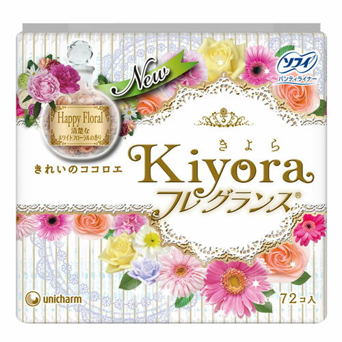 楽天monoユニ・チャーム ソフィ Kiyora フレグランス ハッピーフローラル 72枚入