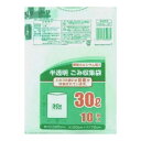 日本技研 半透明ごみ袋 30L 10枚 NKG-31