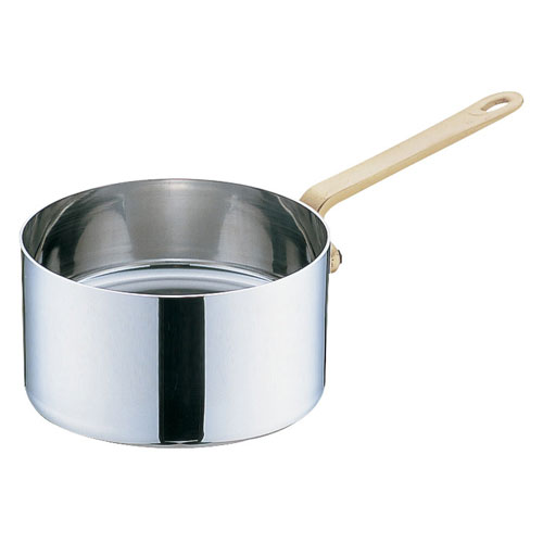 Pans - 三宝産業 YUKIWA UK 18-8 プチパン 片手深型鍋 蓋無 9cm