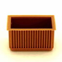 和気産業 WAKI イスキャップ 平角 薄茶 24×45mm BC-302