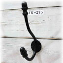 和気産業 WAKI ブラック装飾フック 155×90mm IK-275