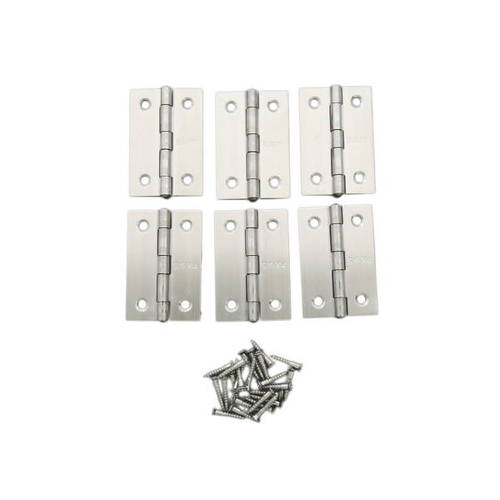 ハイロジック ステンレス蝶番 51mm 6枚入 17493