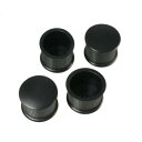 ハイロジック 脚キャップ 28mm 黒丸 4個入 A-025 57025