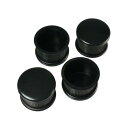 ハイロジック 脚キャップ 36mm 黒丸 4個入 A-027 57027