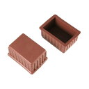 ハイロジック 脚キャップ 30×45×26mm 茶 2個入 A-061 57061