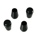 ハイロジック パイプ 脚キャップ 9.5mm 黒丸 4個入 A-101 57101
