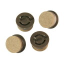 ハイロジック 打込フェルト 22mm 丸 ブラウン 4個入 A-204 57204