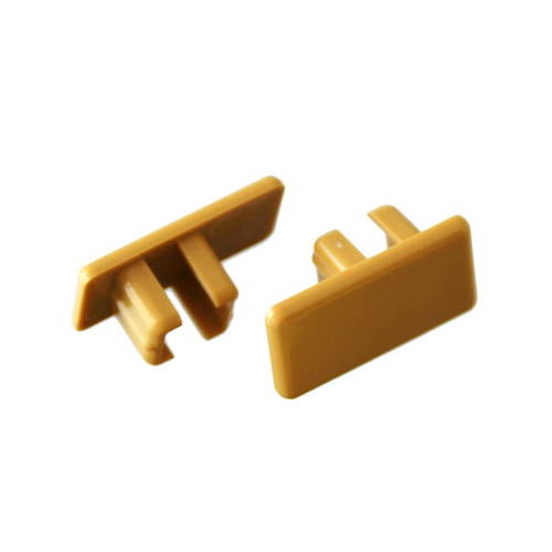 ハイロジック 角型フックレール エンドキャップ 木目 KFREKM