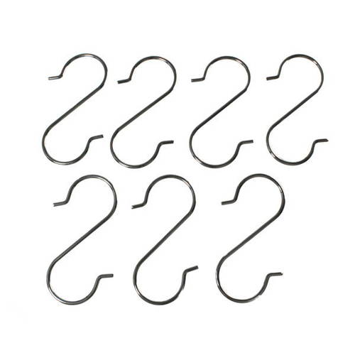 -------------------------------------------------------------- 画像はイメージです。 ※ PC環境により実際の色味や質感と異なって表示される場合がございます。 ※ 部品・パーツなどの一部の商品では本体の商品画像を使用しております。 ※ 製品の仕様・画像・パッケージは、メーカー側から予告なく変更される場合があります。 -------------------------------------------------------------- ディスプレイや収納に、いろいろ使えるSフックです。Sフックシリーズ物の吊り下げや連結。小物収納やディスプレイ等、広くお使いいただける便利なフックです。■カラー：クローム■入数：7 【メーカー・ブランド】 hilogik / はいろじっく 【#196】